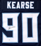JEVON KEARSE AUTOGRAPHED SIGNED PRO STYLE JERSEY W/ BECKETT COA #WG85665
