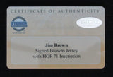 Jim Brown HOF Signed/Inscribed Cleveland Browns Jersey PSA/DNA Steiner 200887