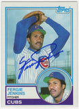 Fergie Jenkins Signed Cubs 1983 Topps Baseball Trading Card #230 - (SS COA)