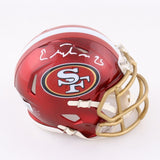 ELIJAH MITCHELL SIGNED 49ERS FLASH SPEED MINI HELMET BECKETT COA