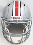 EMEKA EGBUKA AUTOGRAPHED OHIO STATE SILVER FULL SIZE HELMET BECKETT 216621