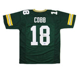 Randall Cobb Signed Green Bay Custom Green Jersey