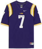 Framed Leonard Fournette LSU Tigers Signed Nike Purple Limited Jersey