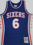 Sixers JULIUS ERVING Signed Official Swingman Mitchell & Ness Jersey AUTO - JSA