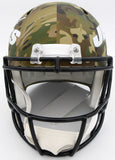 ZACH WILSON AUTOGRAPHED JETS CAMO FULL SIZE SPEED HELMET BECKETT QR 194725