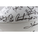 Red Miller Morton +13 Signed Denver Broncos 1977 Team Football Beckett 55438