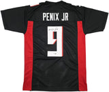 FALCONS MICHAEL PENIX JR. AUTOGRAPHED SIGNED BLACK JERSEY BECKETT WITNESS 242573