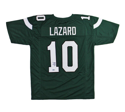 Allen Lazard Signed New York Custom Green Jersey