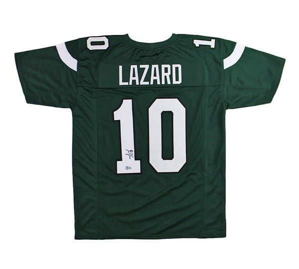 Allen Lazard Signed New York Custom Green Jersey