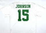 Tez Johnson Autographed White College Style Jersey - Beckett W Hologram *Black