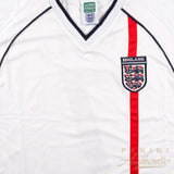 DAVID BECKHAM Autographed England 2002 #7 White Throwback Home Jersey PANINI