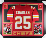 JAMAAL CHARLES (Chiefs red SKYLINE) Signed Autographed Framed Jersey Beckett