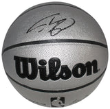 Shaquille O'neal Signed Los Angeles Lakers Silver Basketball Beckett 40875