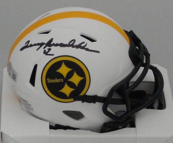 Steelers Hall of Famer TERRY BRADSHAW Signed Riddell LUNAR Mini Helmet AUTO BAS