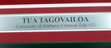 ALABAMA TUA TAGOVAILOA AUTOGRAPHED SIGNED FRAMED RED JERSEY BECKETT 162370