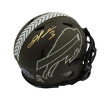 Damar Hamlin Signed Buffalo Bills Speed Salute to Service NFL Mini Helmet