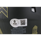 Abdul Carter Autographed New York Giants 25 STS Mini Helmet Beckett WIT 53451