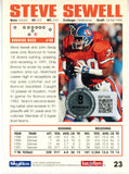 Steve Sewell Autographed 1992 Skybox #23 Trading Card Beckett 44812