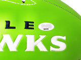 DEVON WITHERSPOON AUTOGRAPHED SEAHAWKS GREEN LOGO FOOTBALL MCS HOLO 221350