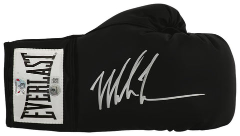 Mike Tyson Signed Everlast Black Boxing Glove - (BECKETT COA)