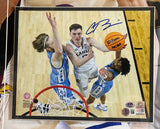 Christian Braun Autographed Dual-Image 8x10 Photo (Kansas Jayhawks/Nuggets) BAS