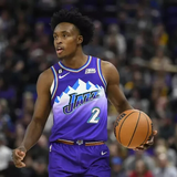 Collin Sexton Signed Utah Jazz Jersey (Beckett) 2018 1st Rnd Draft Pck /Alabama