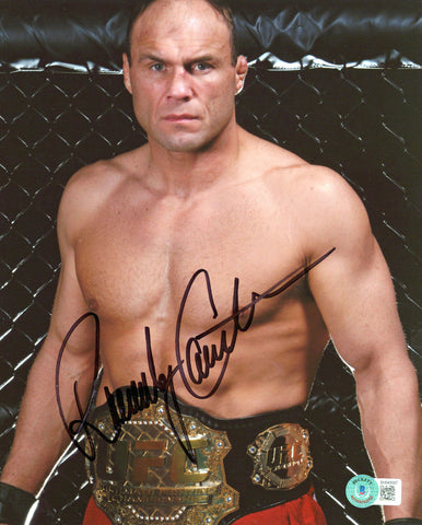 Randy Couture UFC Authentic Signed 8x10 Photo Autographed BAS #BH049587