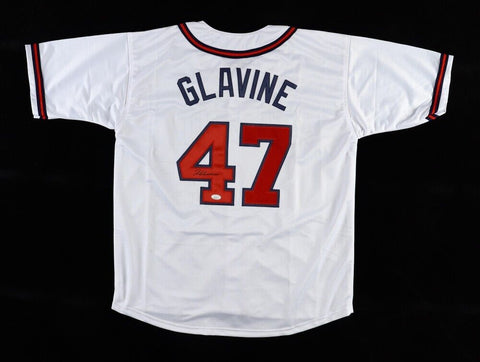 Tom Glavine Signed Atlanta Braves Jersey (JSA COA) 10xMLB All Star Pitcher / HOF