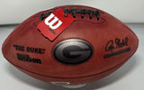 Packers BRETT FAVRE Signed Wilson Authentic Green Bay LOGO Duke Football AUTO