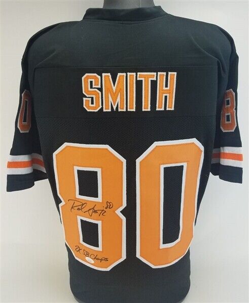 Rod Smith "2x SB Champs" Signed Denver Broncos Throwback AFL Jersey (JSA COA)