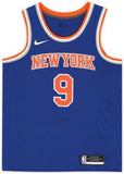 FRMD RJ Barrett New York Knicks Signed Nike 2021-2022 Blue Icon Swingman Jersey