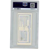 Howie Long Autographed Oakland Raiders NFL Debut PSA 5 Ticket Slab PSA 49674