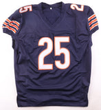 Kyle Monangai Signed Chicago Bears Jersey (PSA) Ex-Rutgers Scarlet Knight R.B