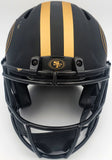 Trey Lance Auto 49ers Eclipse Full Size Authentic Helmet (Smudged) Beckett