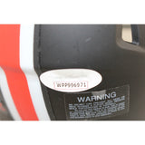 Denzel Ward Autographed/Signed Ohio State Buckeyes Eclipse Mini Helmet JSA 53099