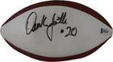 Derek Loville Autographed/Signed Mini Football DEFLATED AS IS Beckett 59350