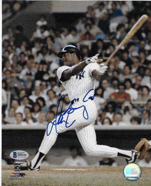 Don Baylor Autographed New York Yankees 8x10 Photo Beckett Authenticated