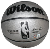 Shaquille O'Neal Autographed Los Angeles Lakers Silver Basketball Beckett 40875