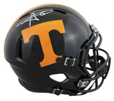 Tennessee Alvin Kamara Signed Black Full Size Speed Rep Helmet BAS Witnessed