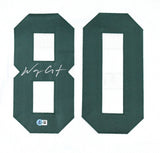 Wayne Chrebet Autographed White Pro Style Jersey - Beckett W Hologram *Silver