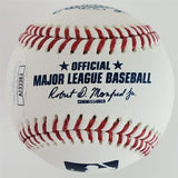 Wander Franco Signed OMLB Rawlings Baseball (JSA) Tampa Bay Rays 2021 Rookie SS