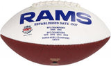 Aaron Donald Los Angeles Rams Autographed Rawlings White Panel Football