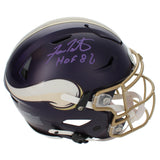 Fran Tarkenton Autographed "HOF 86" Vikings Rivalries Speedflex Helmet Beckett