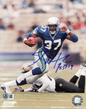 Shaun Alexander Autographed 8x10 Photo Seattle Seahawks Beckett BAS QR #BS36880