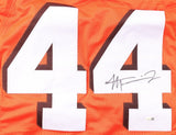 Harold Fannin Jr Signed Cleveland Browns Pro Cut Jersey (JSA) 2025 Draft Pck/ TE