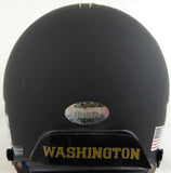 WARREN MOON AUTOGRAPHED WASHINGTON BLACK MINI HELMET ROSE BOWL MVP MCS 128014