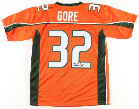 Frank Gore Signed Miami Hurricanes Jersey (JSA COA) Freshman to Junior Uniform #