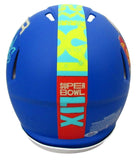 Saquon Barkley Signed Blue SB LIX Full Size Authentic Helmet Eagles PSA 195229