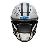 Steve Smith Sr Signed Panthers Speed Flex Authentic NFL Helmet "Agent 89" Insc