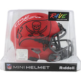 Mike Alstott Autographed Tampa Bay Buccaneers Rave Mini Helmet Beckett 50204